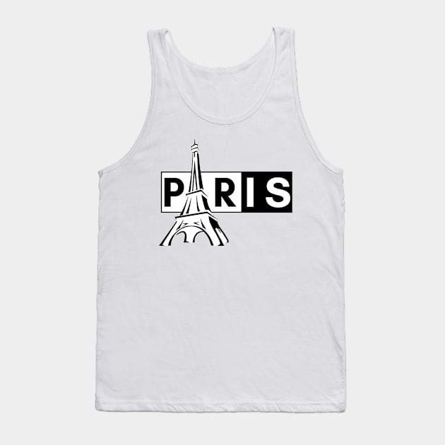 Paris with Efil tower Tank Top by your.loved.shirts